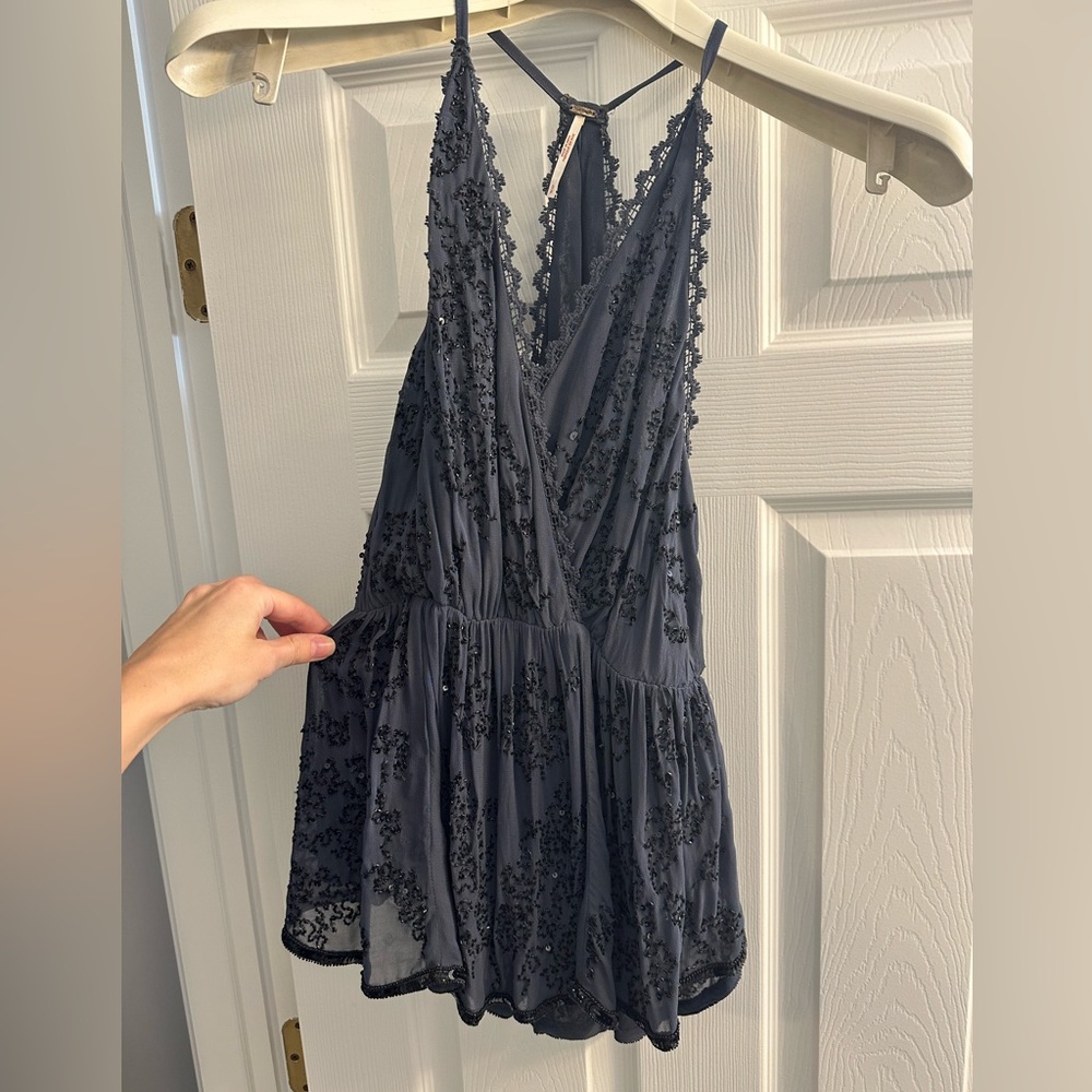 Women’s Free People sequined tank top size S